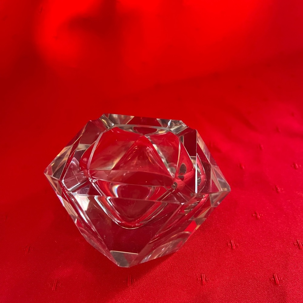 Crystal ashtray